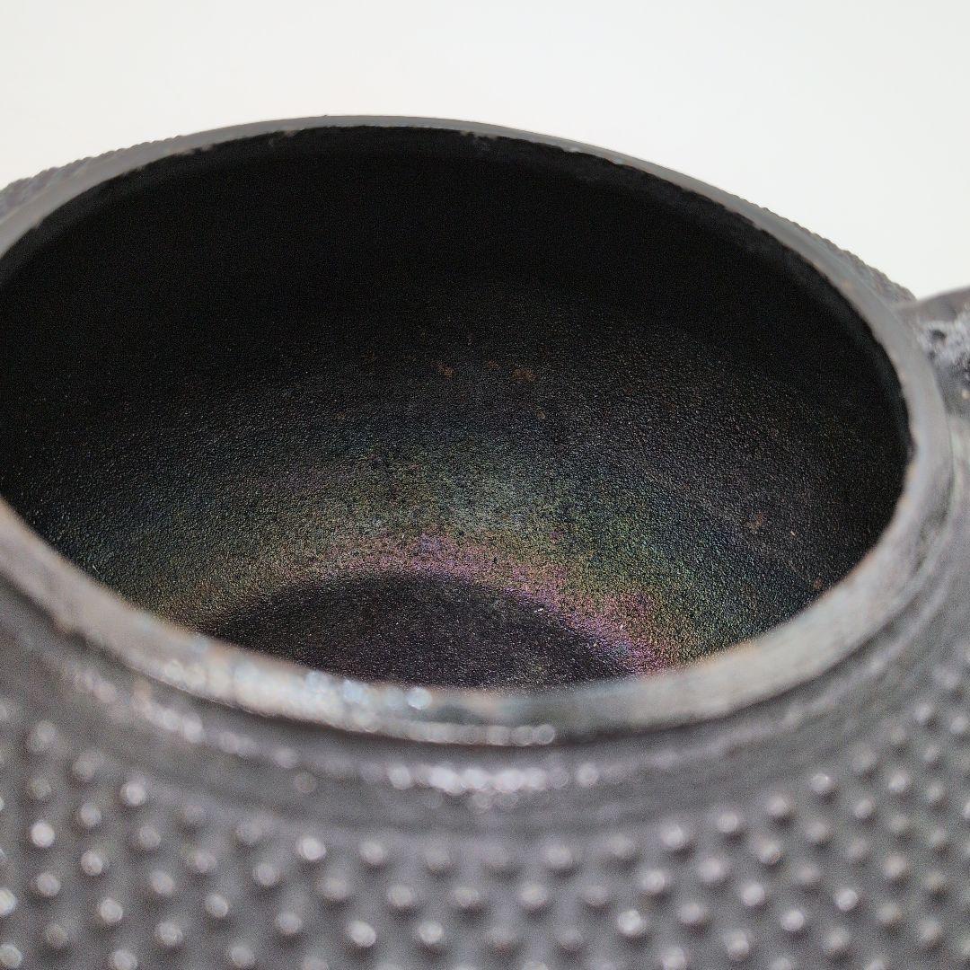 bM159T 南部鉄器 南部鉄瓶 鍋元 算玉アラレ 1.5L 鉄瓶