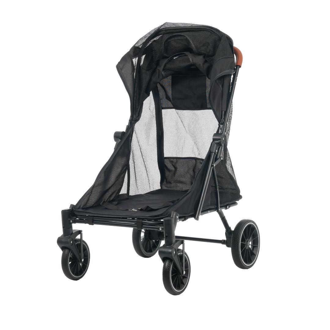 ペットカート 耐荷重50㎏ 大型犬対応 前後ドア 乗りやすい 折りたたみ 多頭