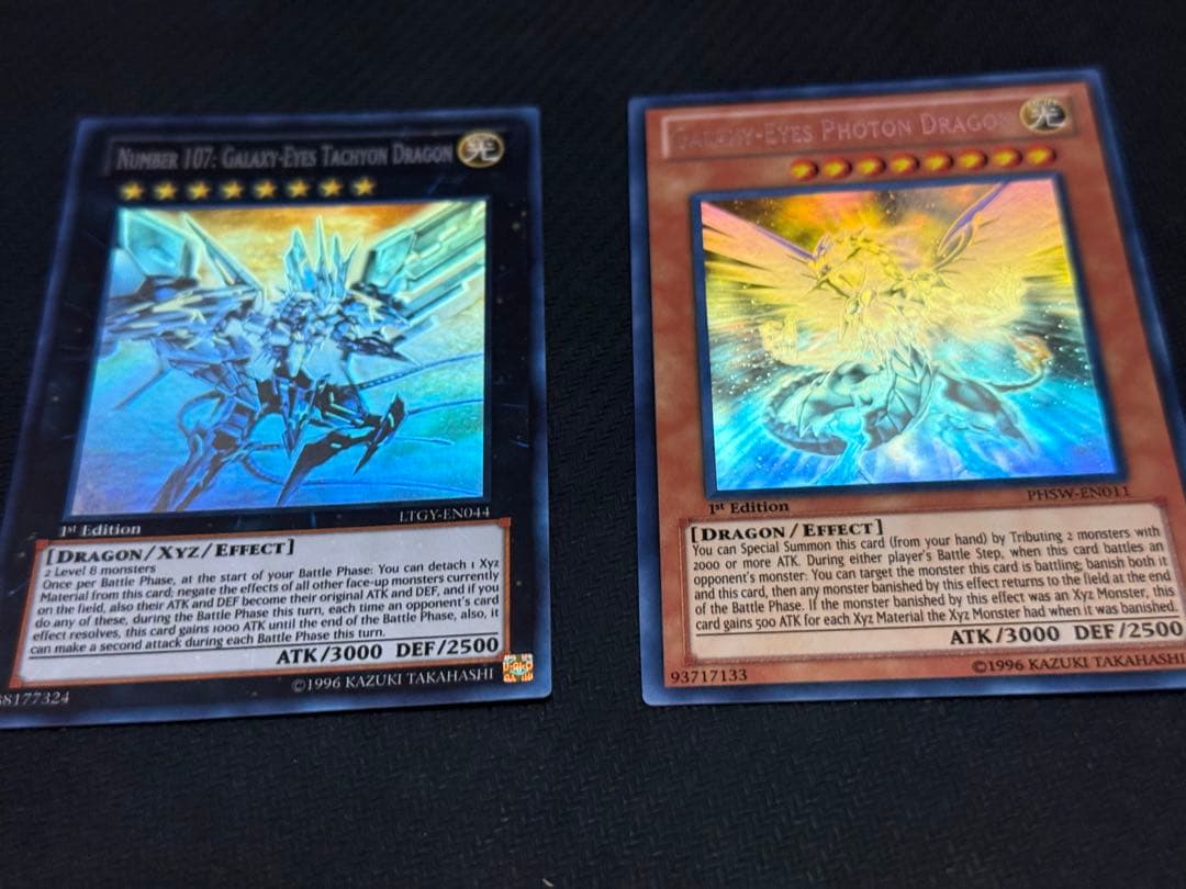 遊戯王 銀河眼の時空竜 光子竜 ゴーストレア/ホロ　英語　1st 2セット