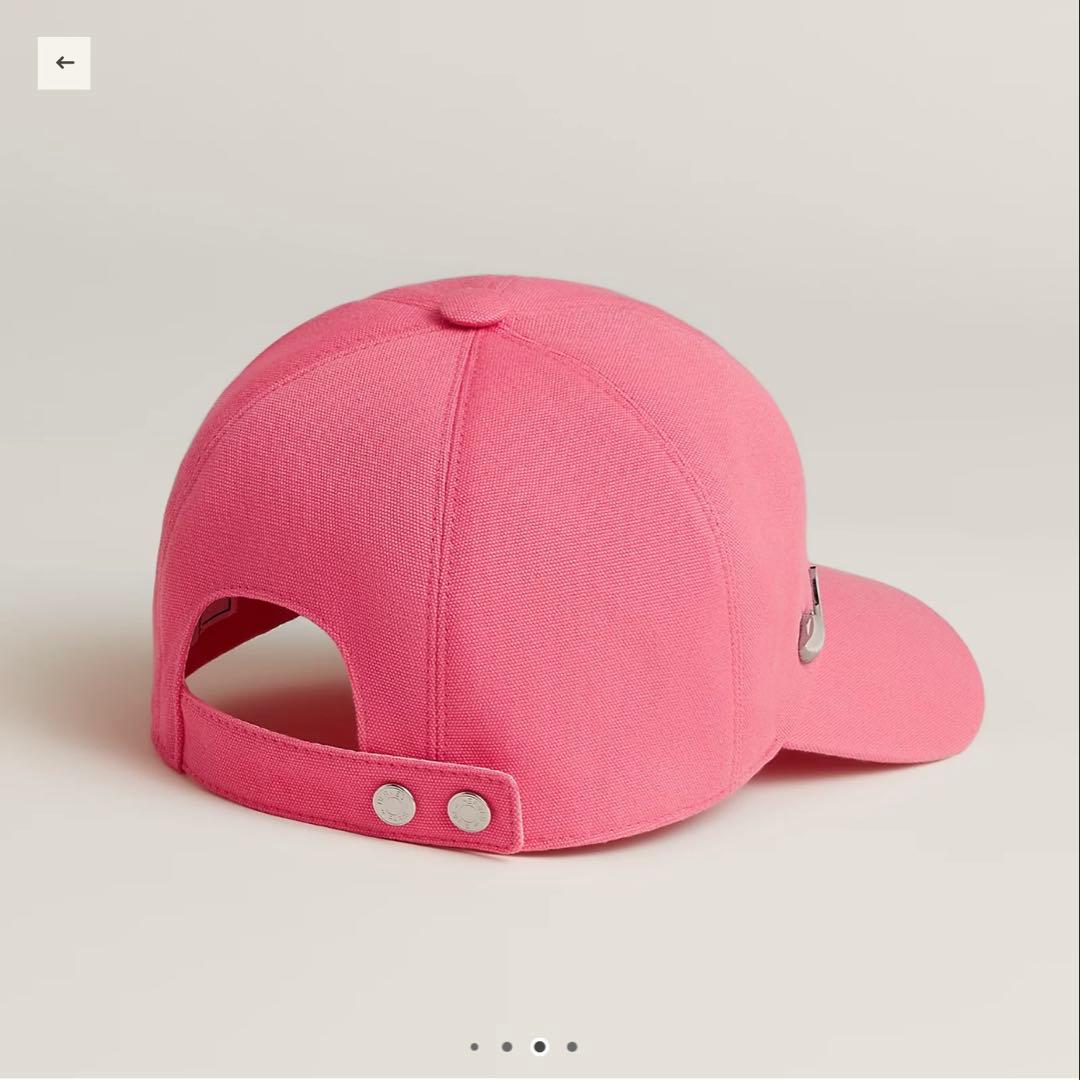 【新品未使用】エルメス　キャスケット 《セレナ・シーシェル》　ローズ・アザレ58