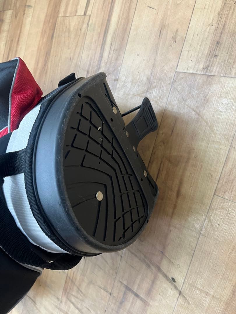 Fujikura スタンド付きゴルフキャディバッグ 約90cm 黒赤白