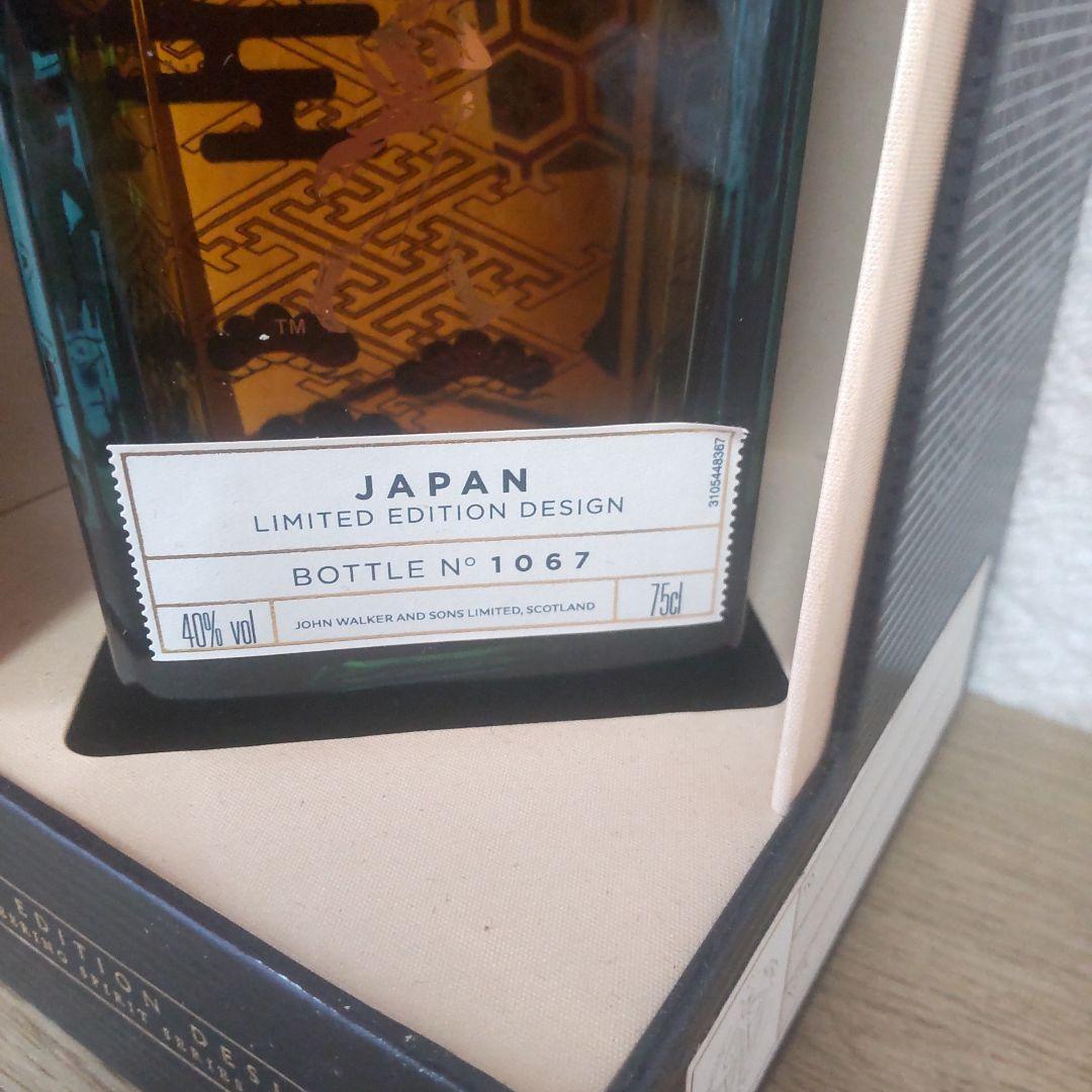 古酒　ジョニーウォーカーブルーラベル日本限定デザイン 750ml