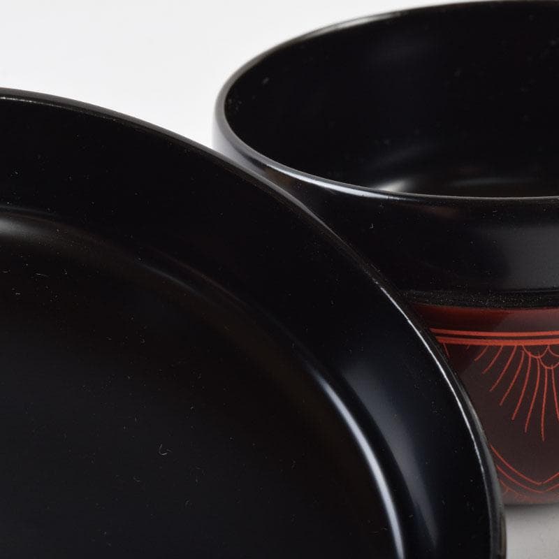 茶道具　中村湖彩作　キンマ彫　平棗　共箱　V　9029