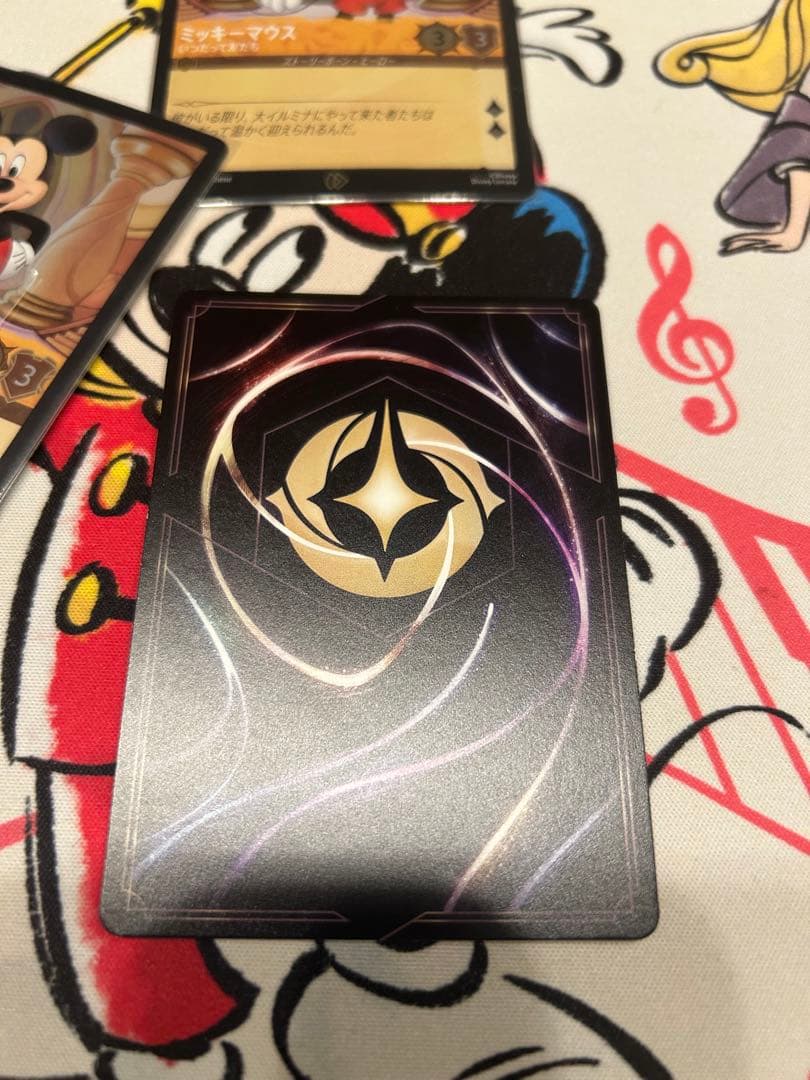 ディズニー ロルカナ 日本語版 ミッキーマウスプロモカード 4枚