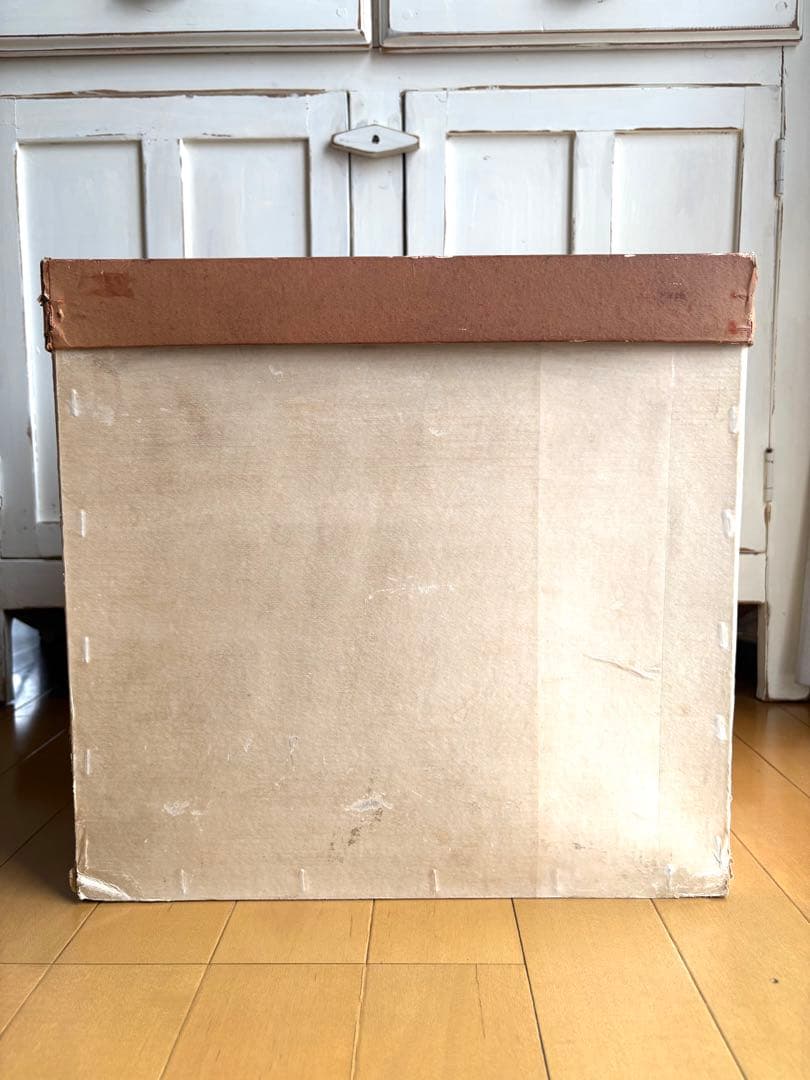 ♡ フランスアンティーク　ハットボックス　レアサイズ　レタリング　帽子ケース