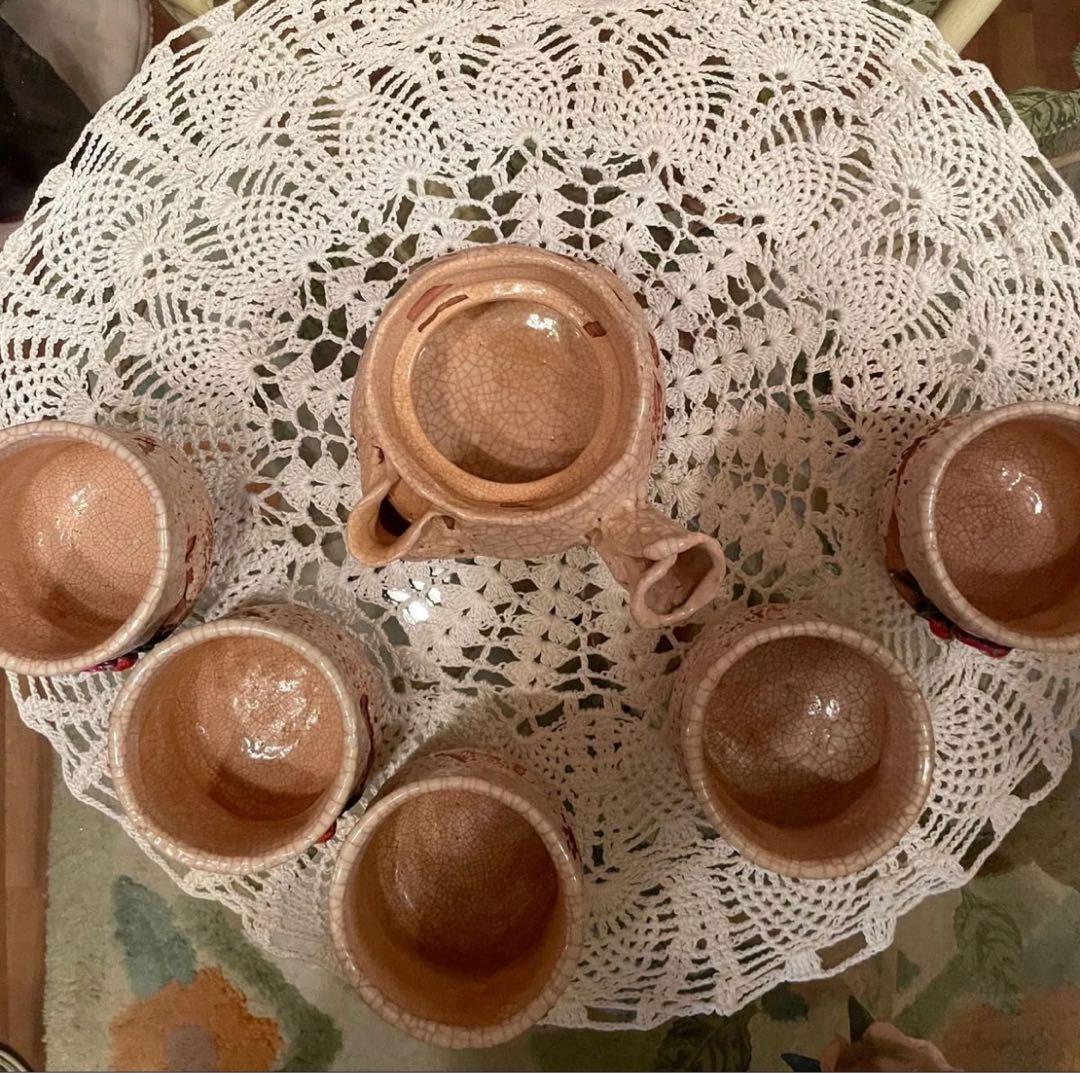 ★大セール中！！入手困難★ 楽山焼 蟹 6点セット