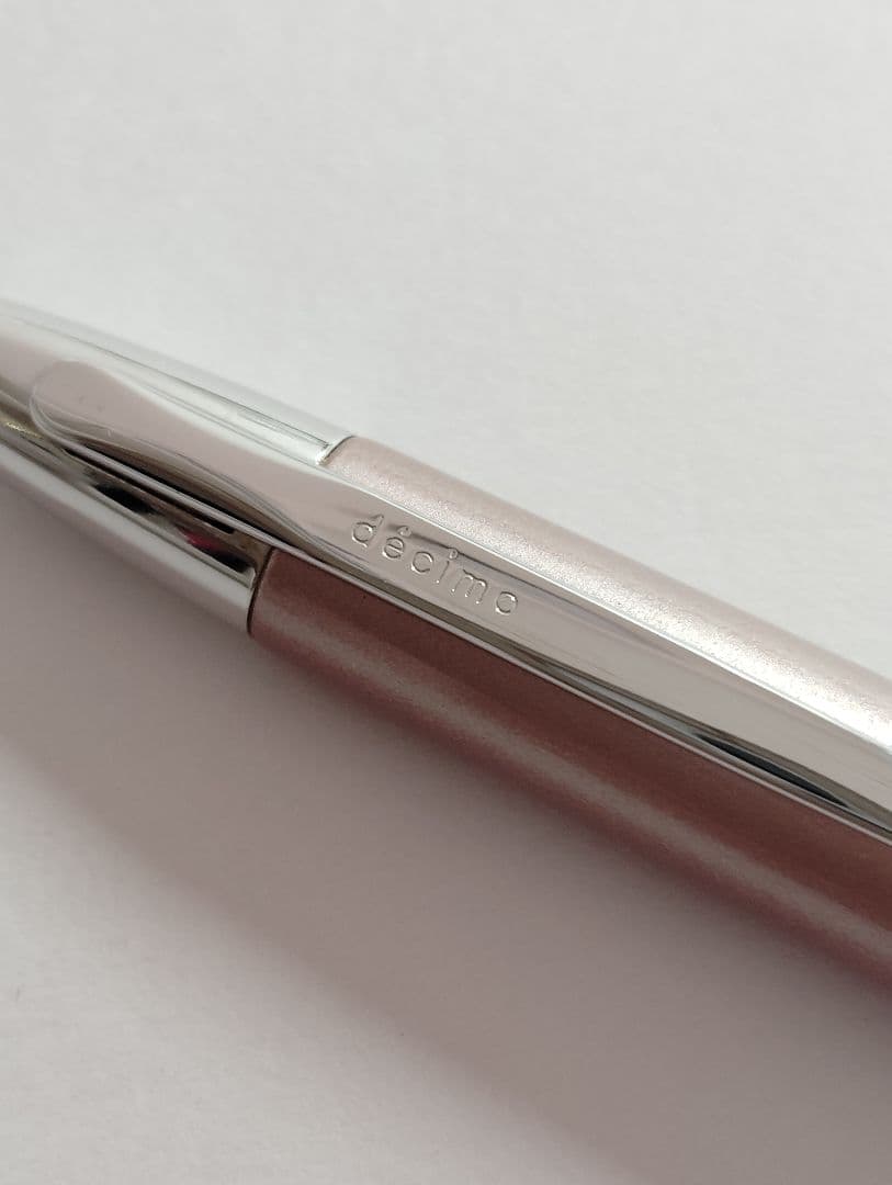 キャップレス デシモ 万年筆 パイロット ツートーンカラー ピンク×ホワイト