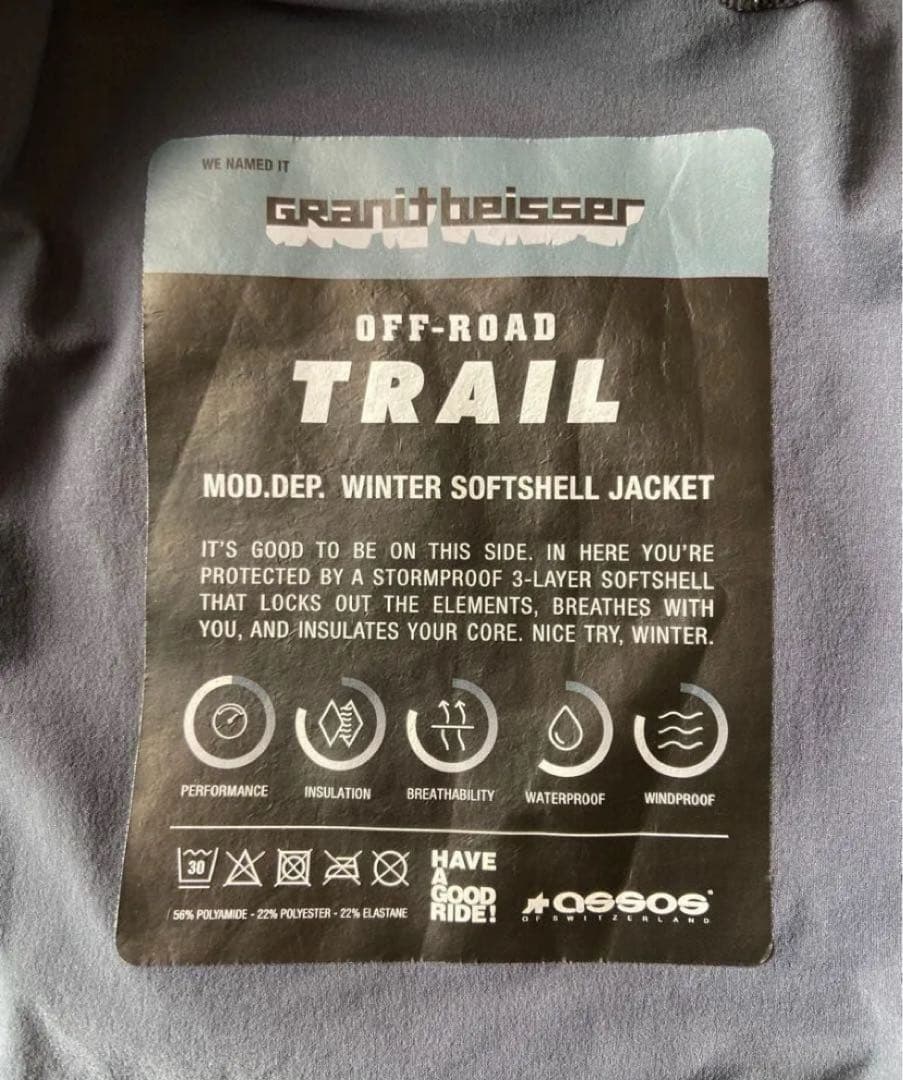 ウェア Assos Trail Winter Softshell Jacket