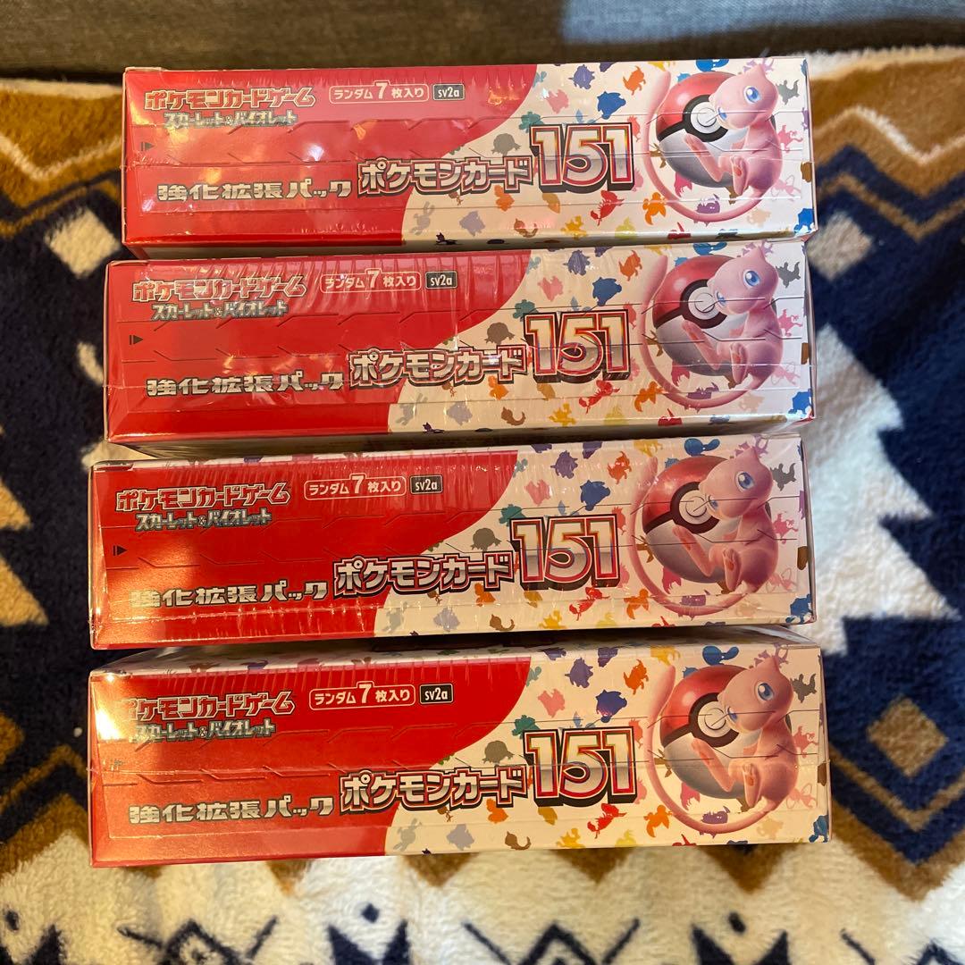 ポケモンカード151 4BOX