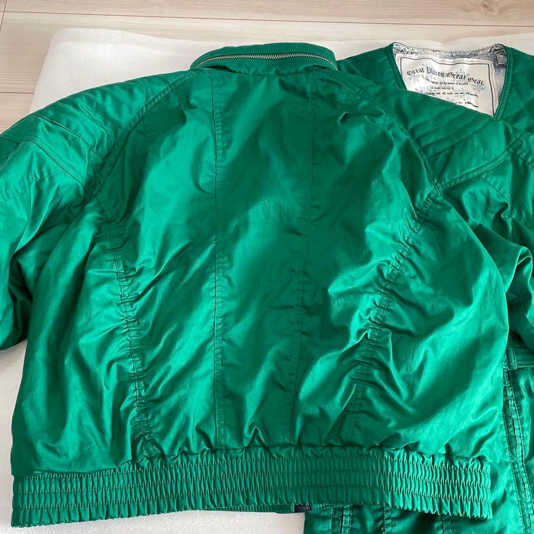 【激レア】Ellesse ITALY レトロスキーウェア　ジャケット繋ぎセットL