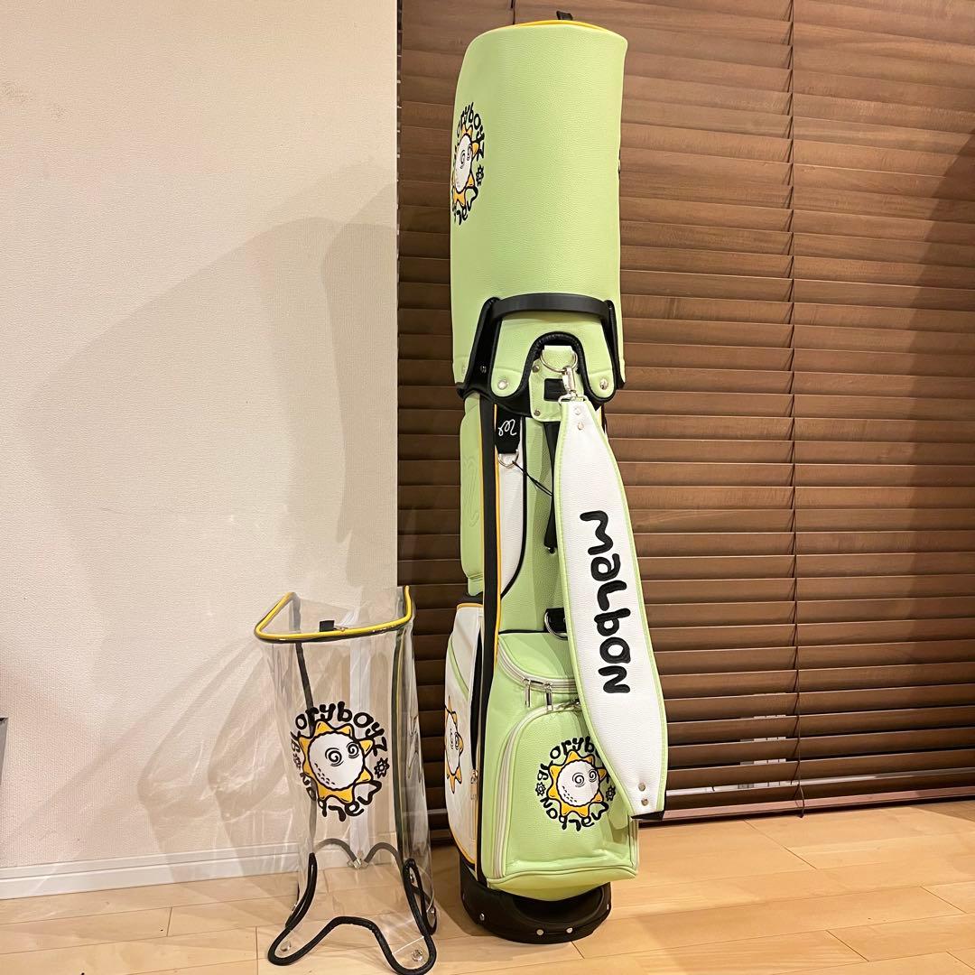 【即発送】希少 MALBON マルボンゴルフ キャディバッグ ゴルフバッグ
