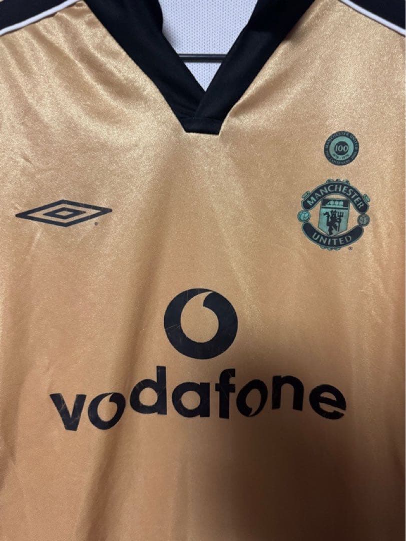 マンチェスターユナイテッド 100周年記念 ユニフォーム XLサイズ UMBRO