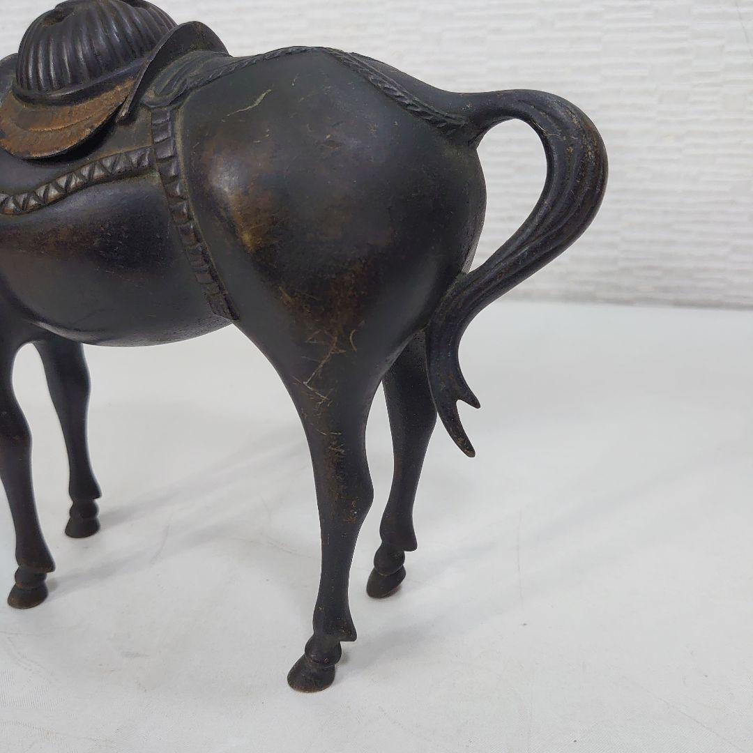 馬の香炉 約25cm ブロンズ 干支 置物