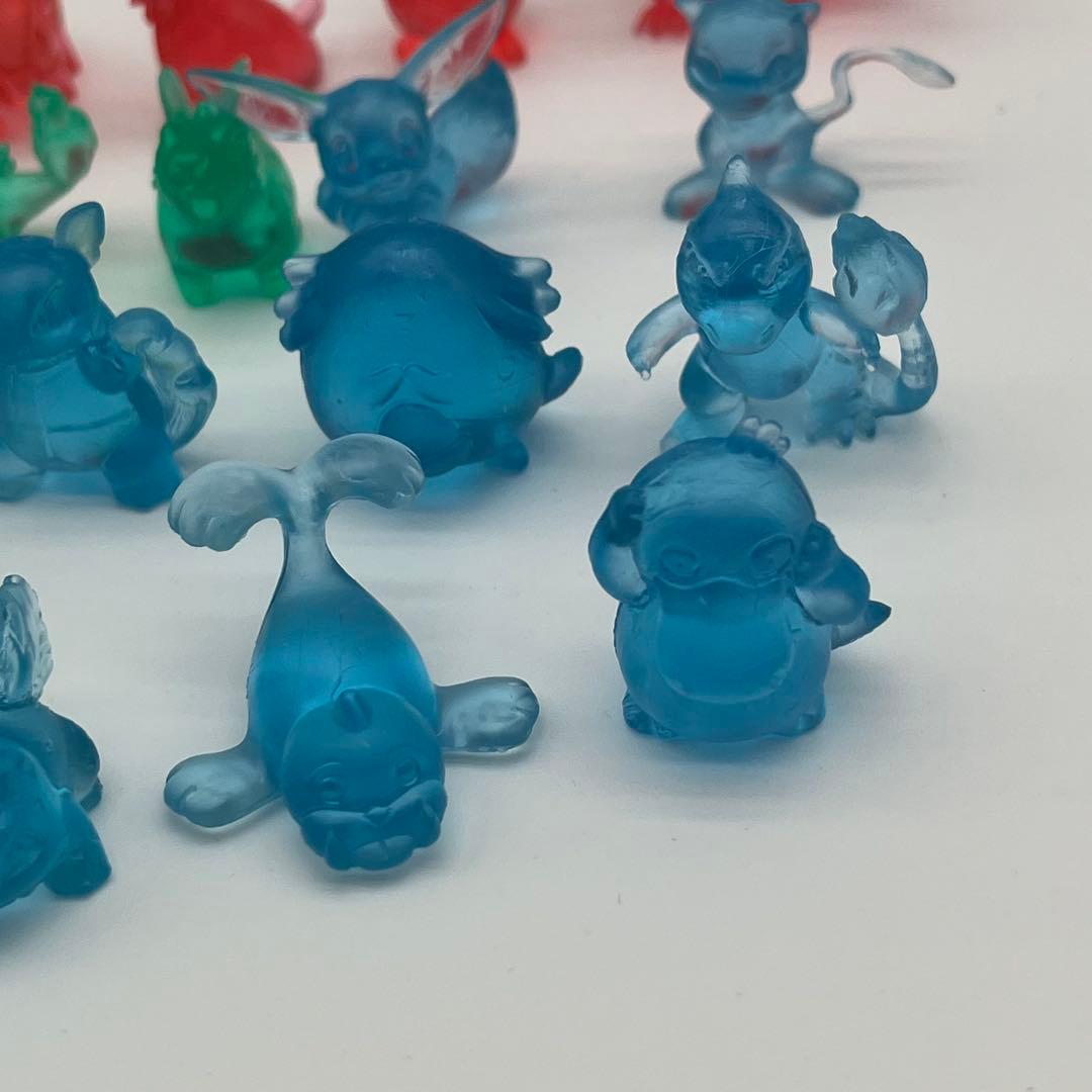 当時物・レア ポケモン図鑑 クリアフィギュアセット バンダイ 初期 鉛筆キャップ