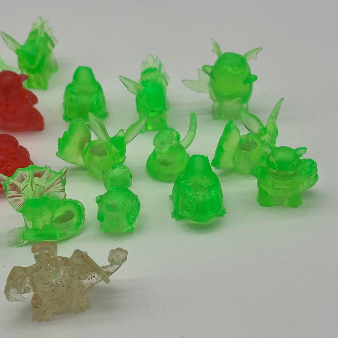 当時物・レア ポケモン図鑑 クリアフィギュアセット バンダイ 初期 鉛筆キャップ