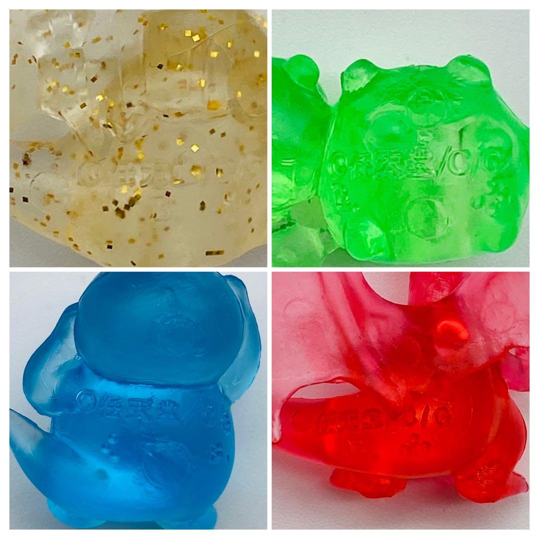 当時物・レア ポケモン図鑑 クリアフィギュアセット バンダイ 初期 鉛筆キャップ