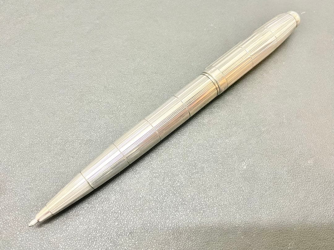 デュポン　ボールペン　シルバーカラー