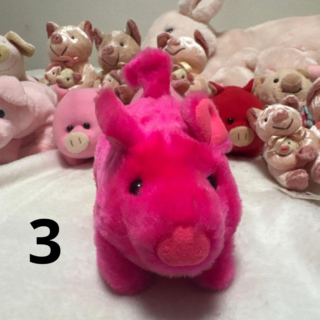 ブタ ぬいぐるみ＆マスコット 20こ まとめ売り バラ売り不可 中古品 ①