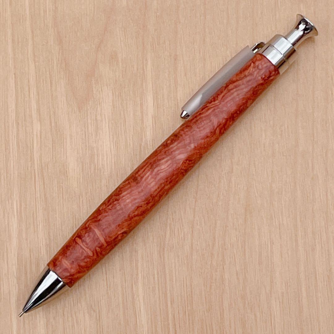 【24時間以内発送】こぶた工房 極上花梨瘤 シャープペンシル