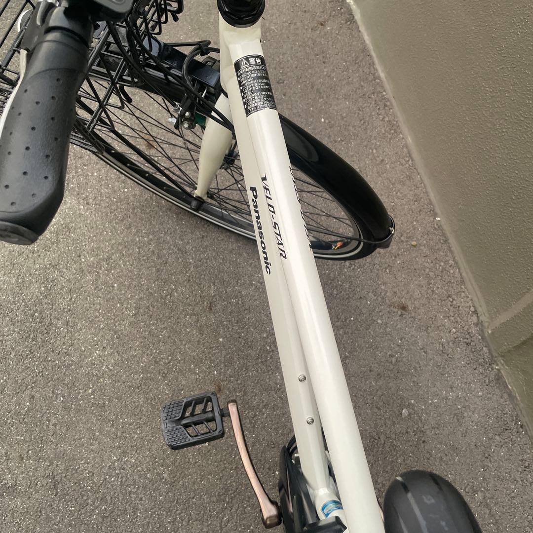 パナソニック電動アシスト自転車 ホワイト スポーツ型
