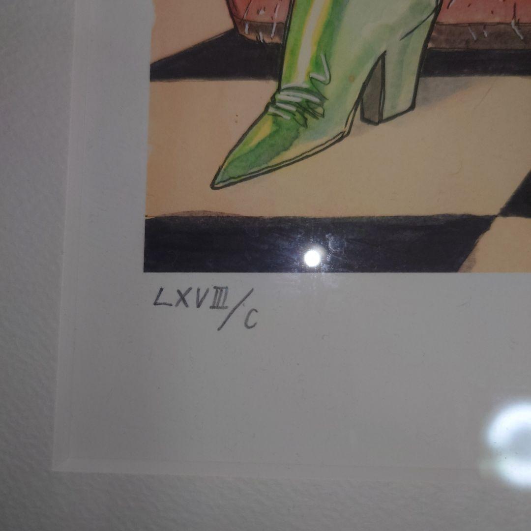 からくりサーカス　直筆サイン入り複製原画 しろがね