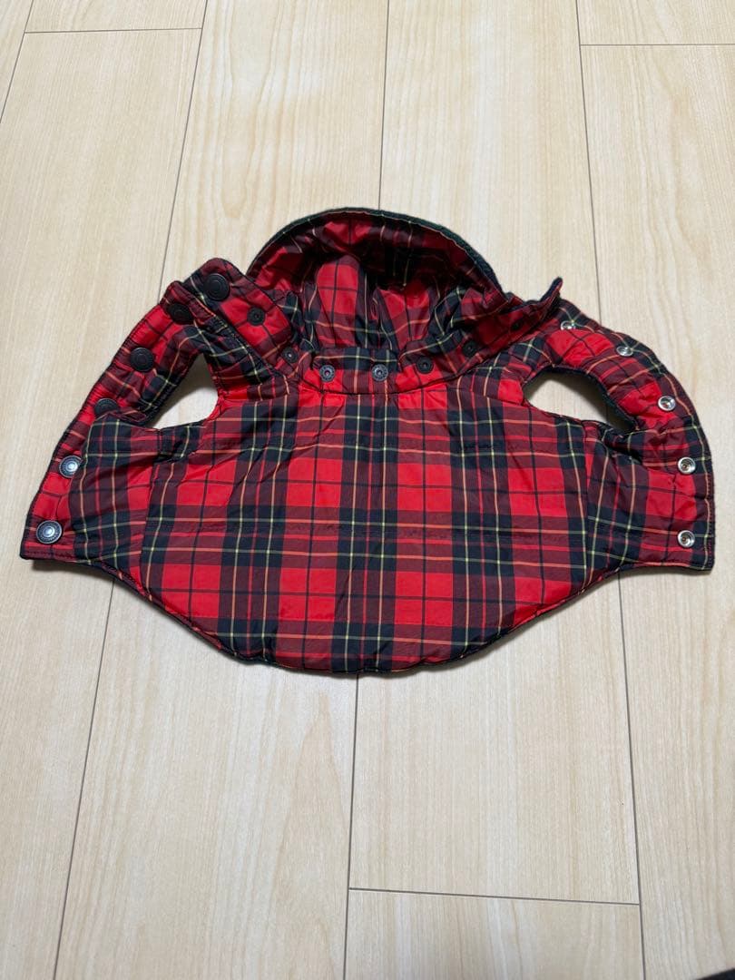 入手困難アトリエgg タータンチェックのウールキルトベスト
