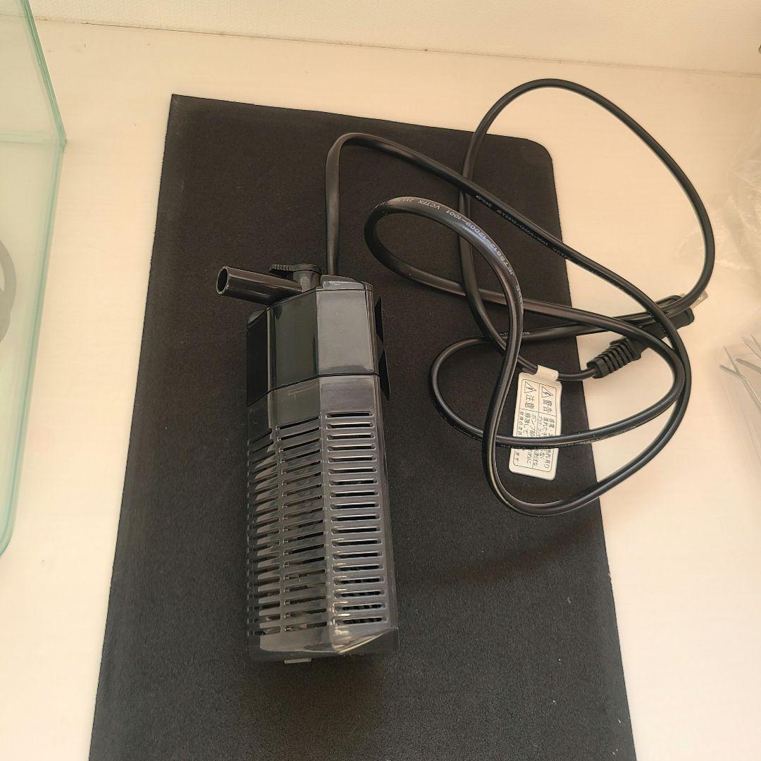 アクアリウムセット ガラス水槽 フィルター LEDライト ヒーター 他