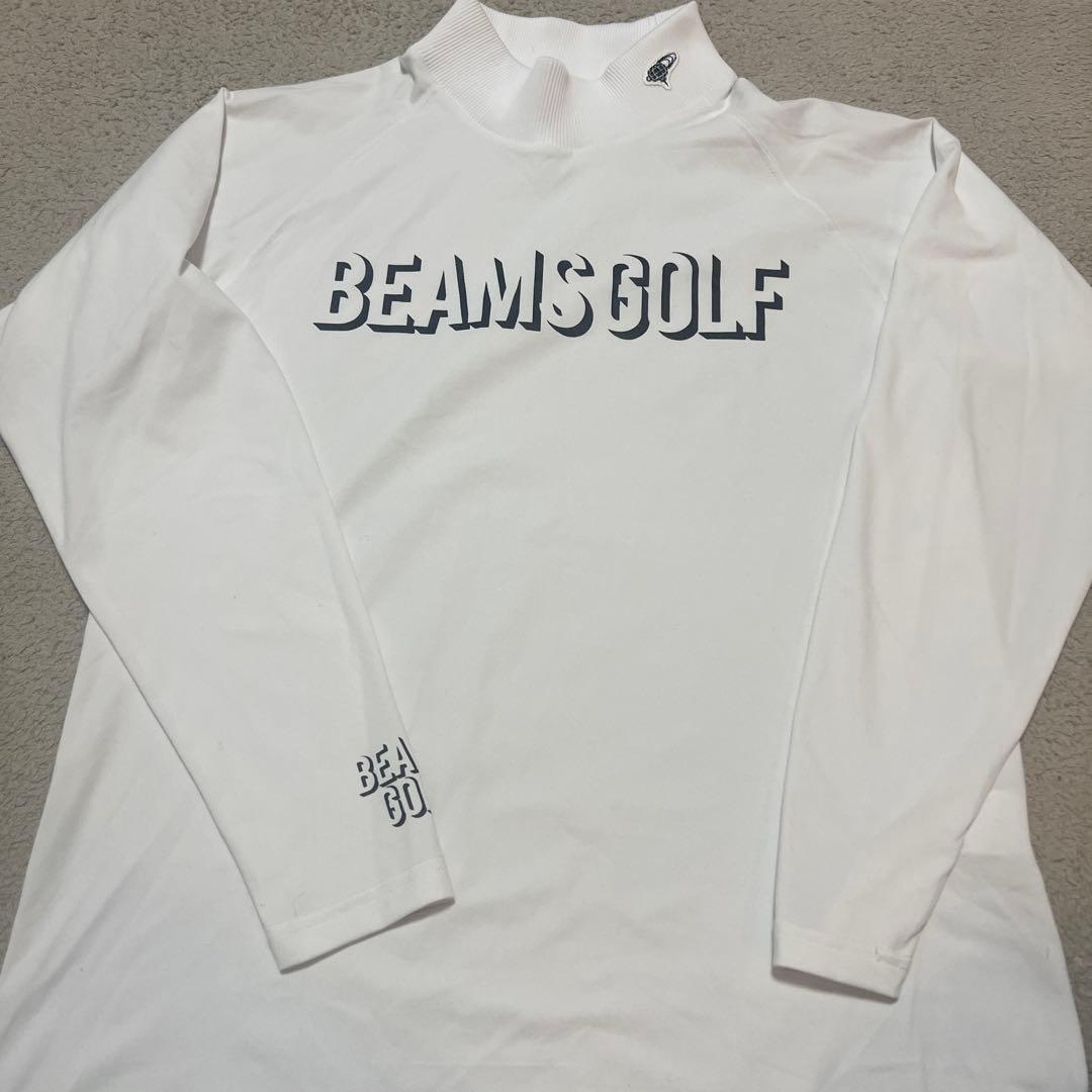 BEAMSGOLF ラグランスリーブモックネックシャツ Mサイズ 美品
