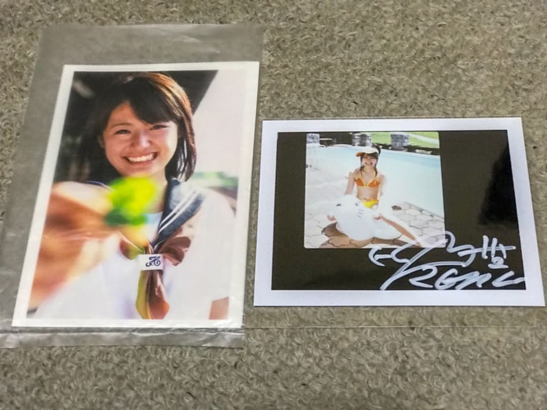 近野成美　NarumiTour 2004カードコンプリート4枚組　生写真サイン入