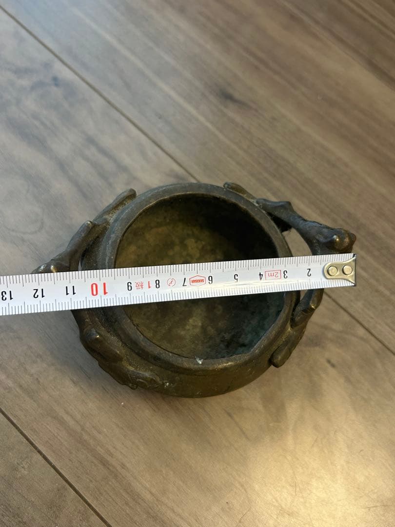 古董，香炉，古銅製，江戶時代，時代物