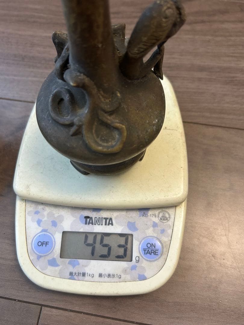 古董，香炉，古銅製，江戶時代，時代物