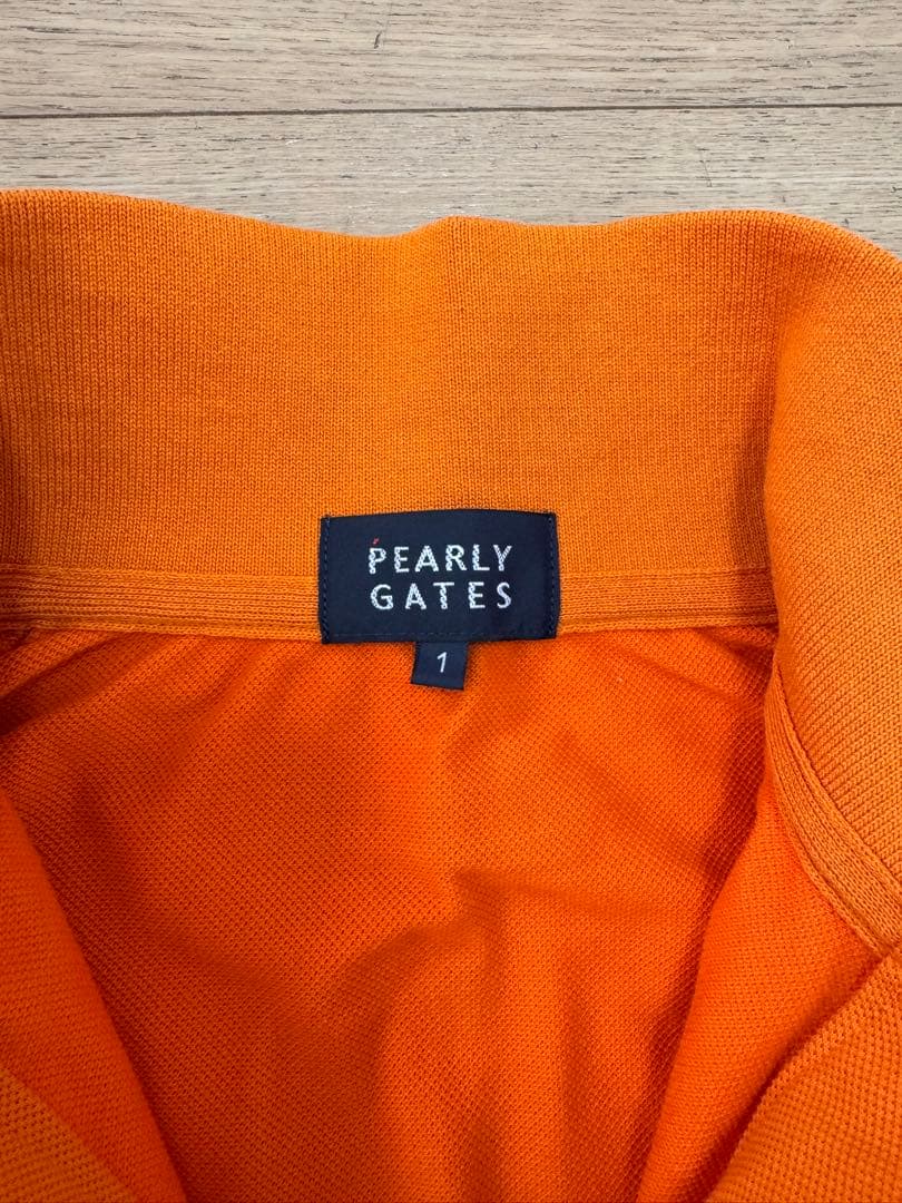 PEARLY GATES ポロワンピース オレンジ サイズ1