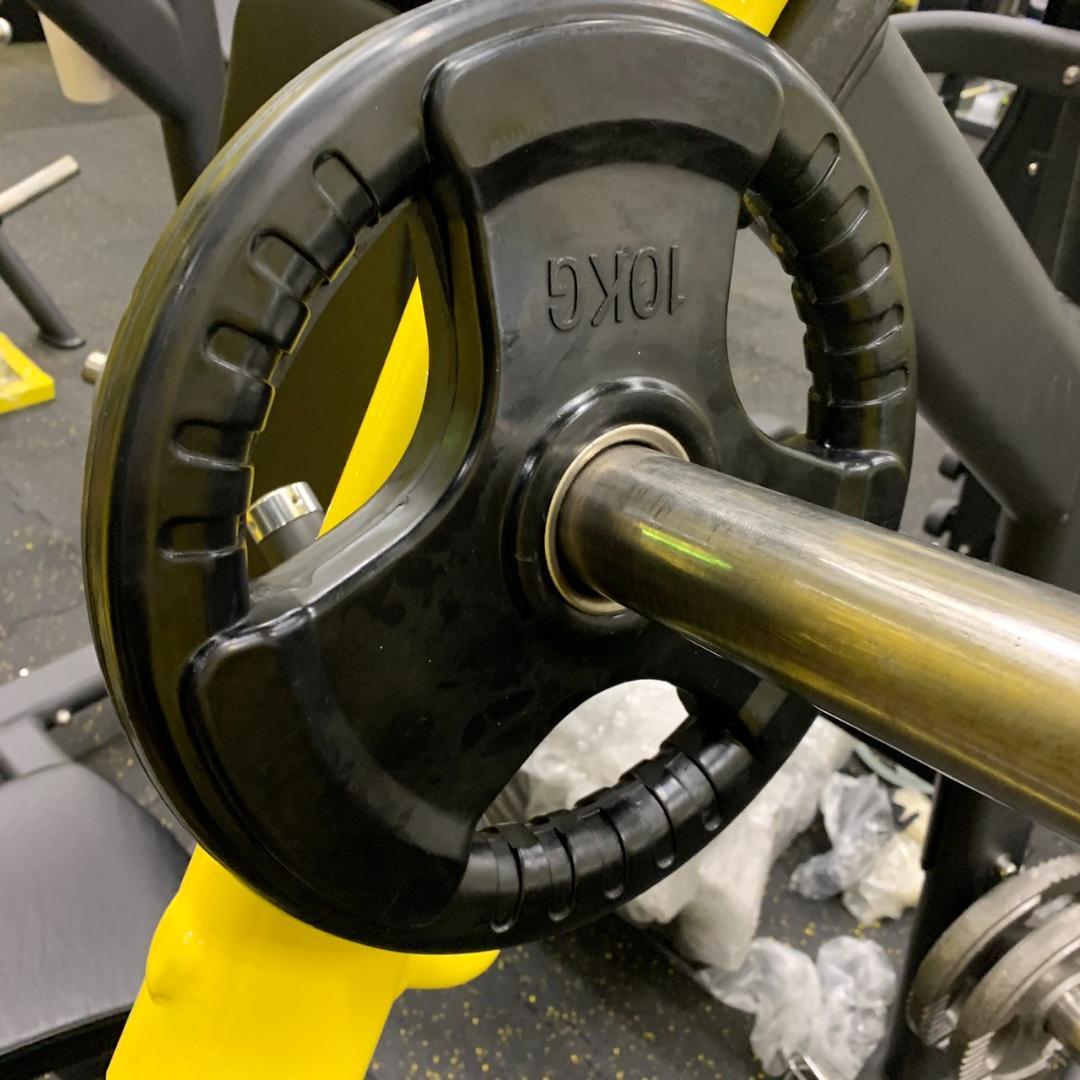 総重量80kg Φ50mm 3グリップラバープレート　計4枚SET