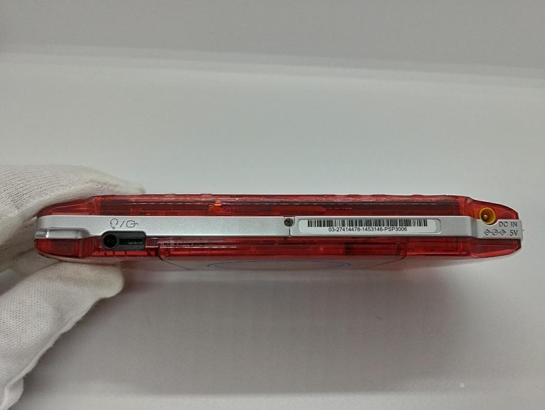 PSP 3000 すぐ遊べるセット【美品・カスタム】スケルトン レッド