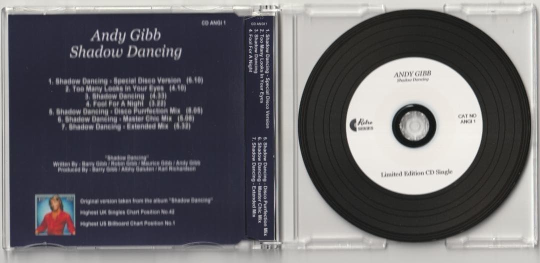 Andy Gibb　Shadow Dancing　リミックス集 CD　ビージーズ