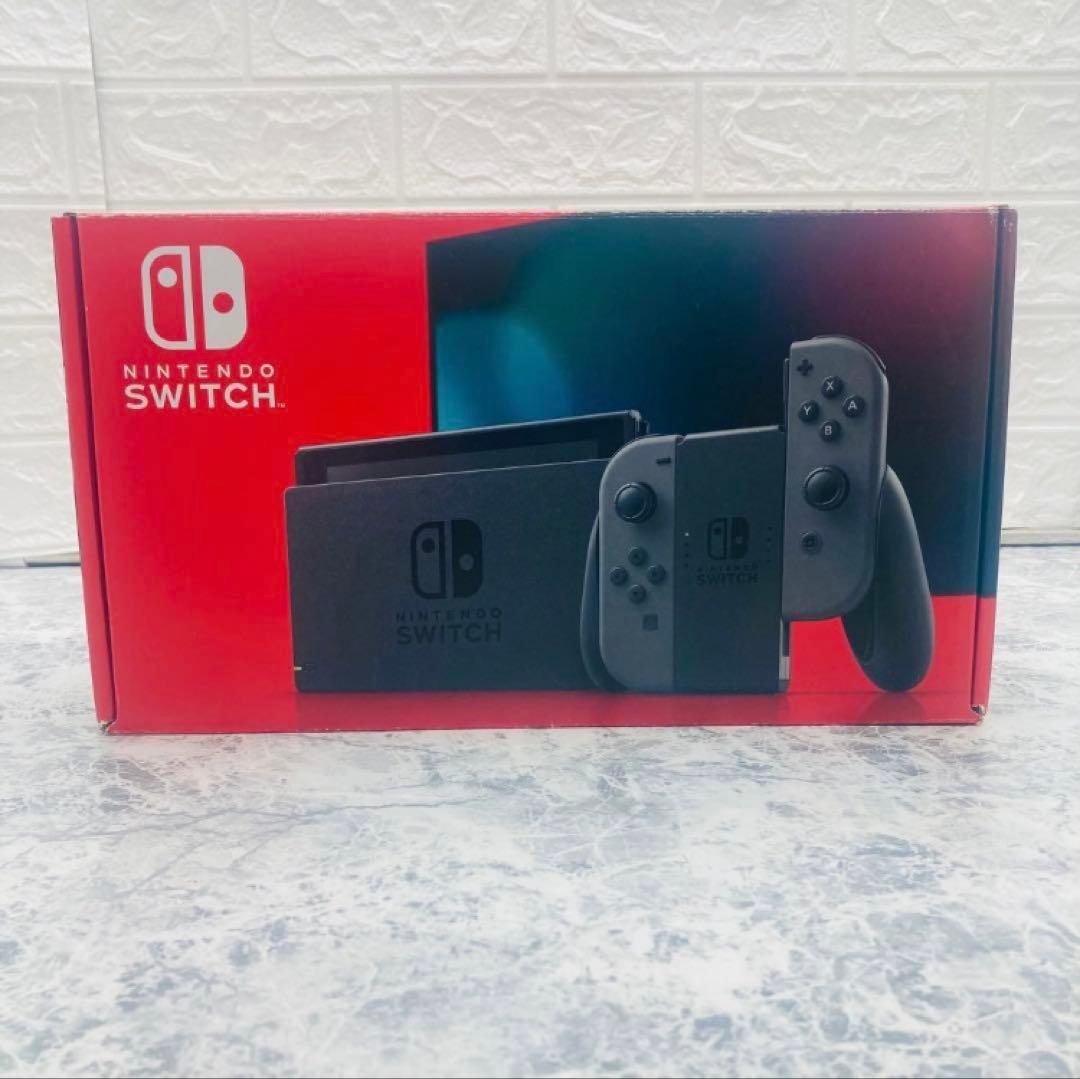 あ*ん様 Nintendo Switch 本体 グレー マイクロファイバー付き