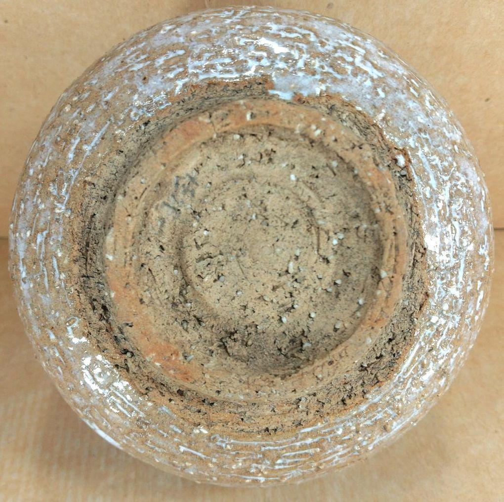 十代三輪休雪 萩茶碗 裏千家十五代鵬雲斎書付共箱 栞 萩焼 無傷美品 三輪休和