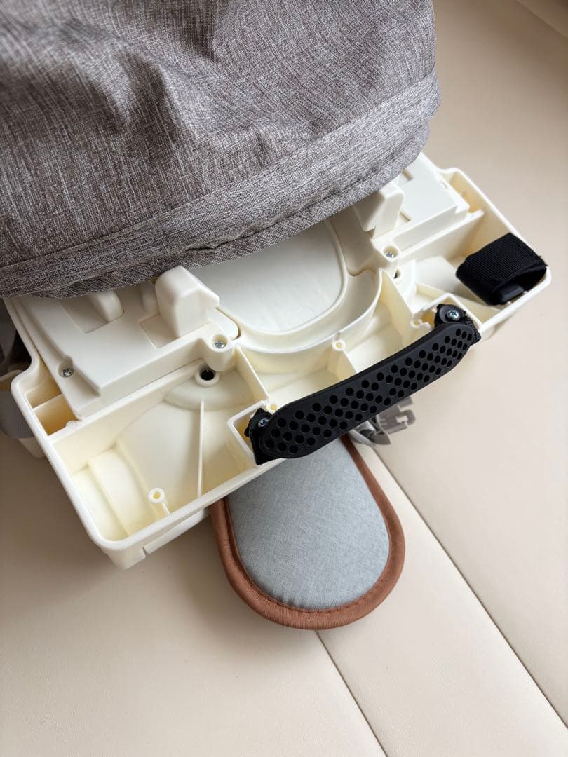 にゃん　BTM 三輪車　完全折り畳みタイプ　ベージュ×ブラウン