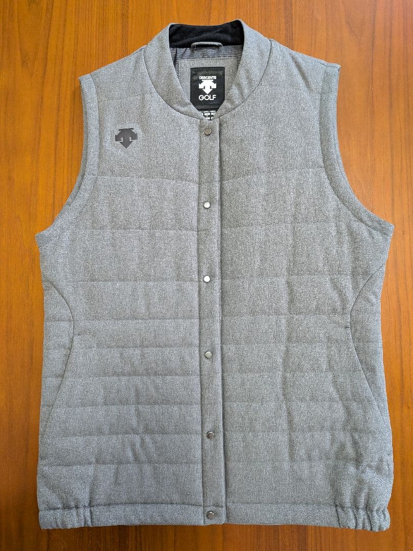 DESCENTE GOLF モバイルサーモベスト グレーMサイズ