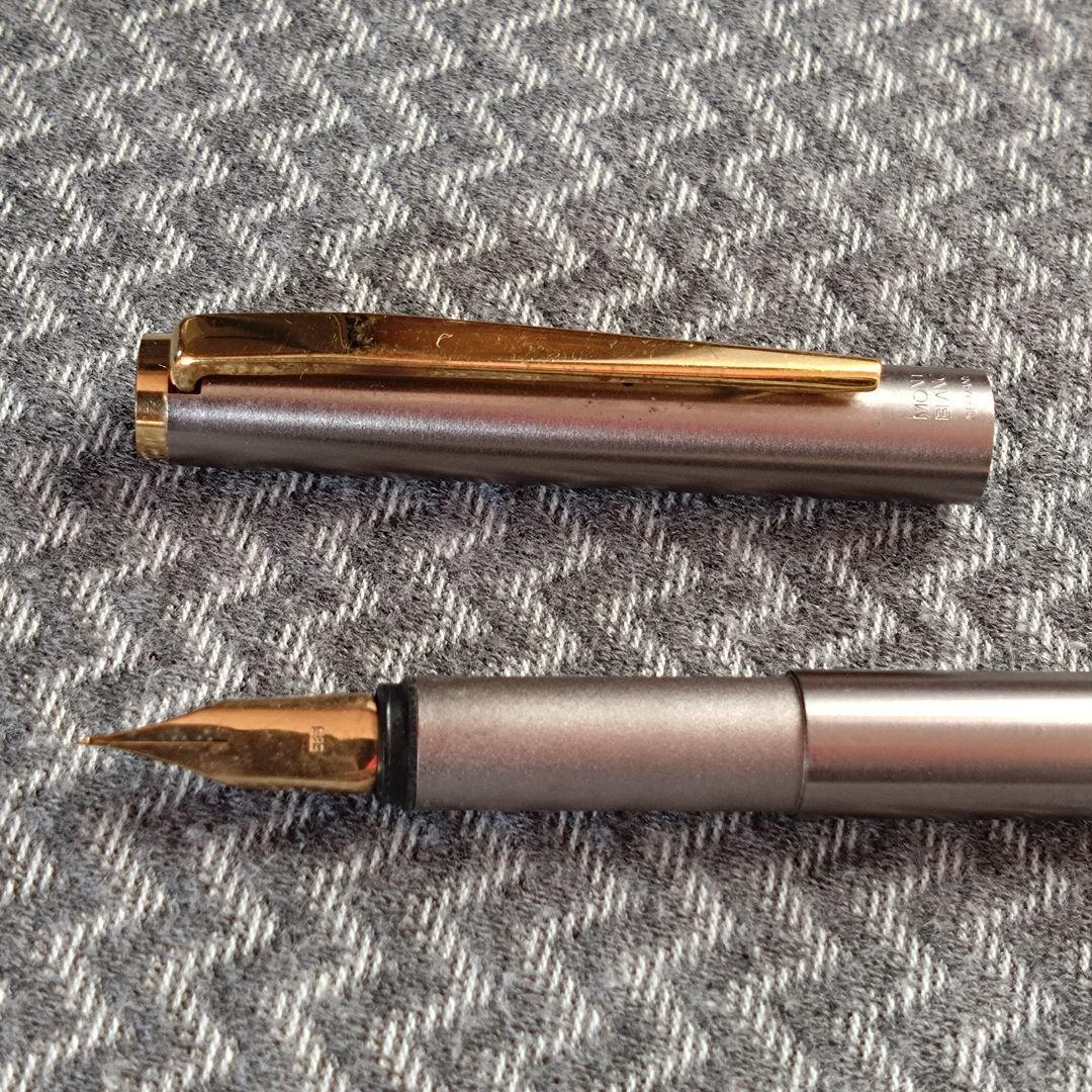 モンブラン 万年筆 ノブレス シルバー