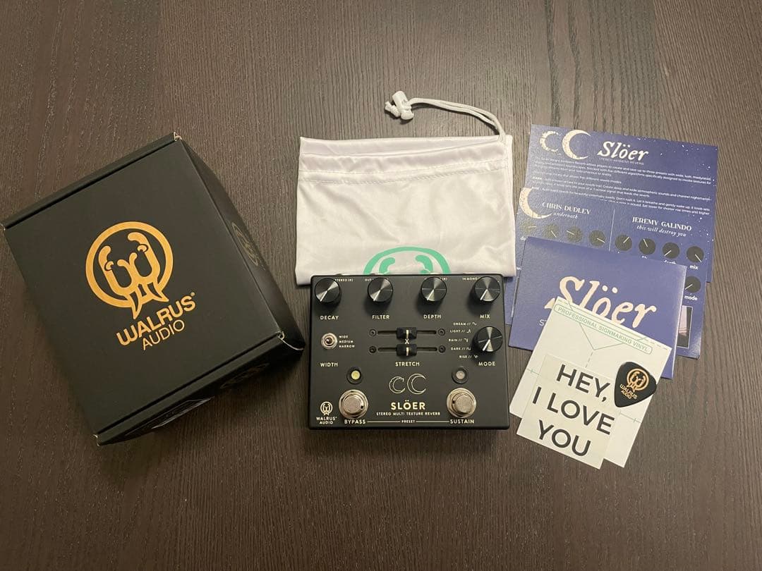 ギター Walrus Audio Sloer Stereo Ambient Reverb