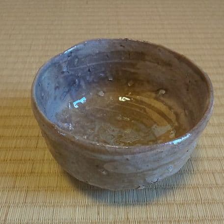 A 92 抹茶碗 萩・十代 陶兵衛作