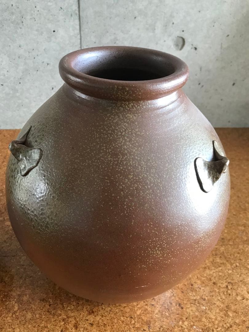 沖縄やちむん　三升甕