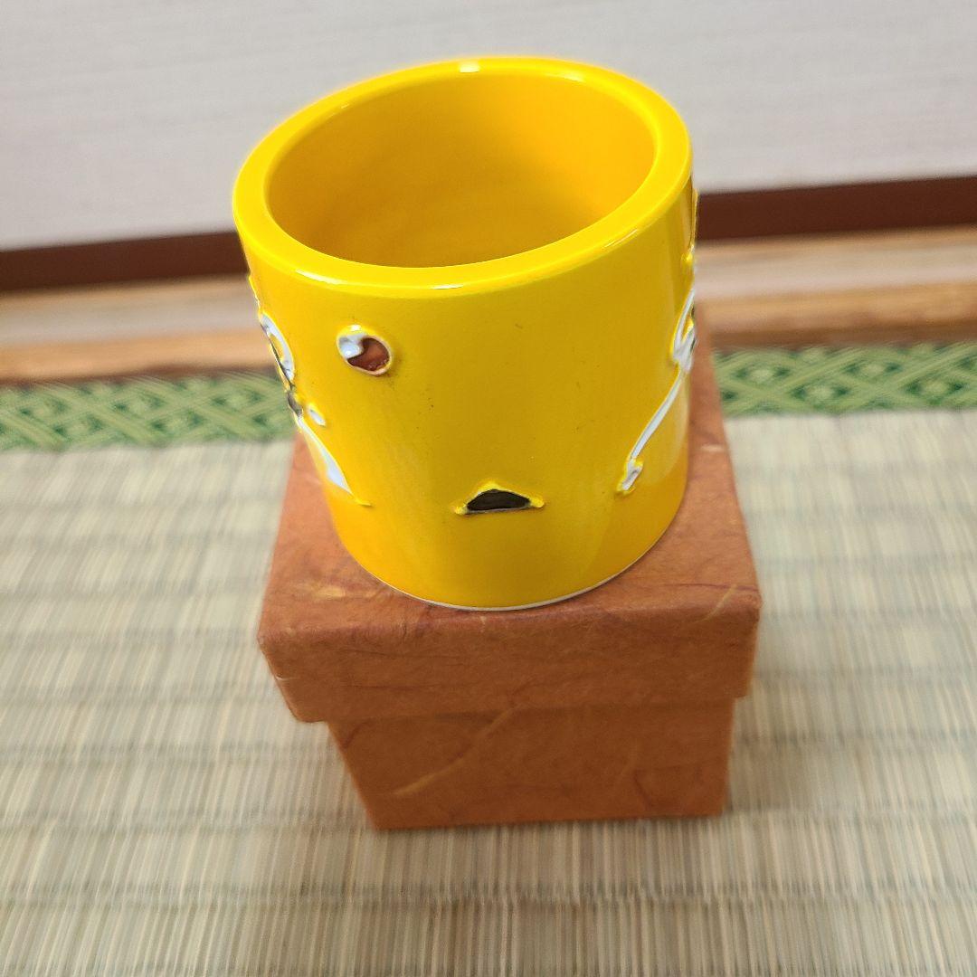 蓋置　『中村翠嵐造』『黄交趾』　茶道具