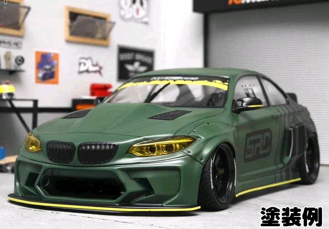 新品 無塗装  M2 F22 APLASTICS ラジドリ ボディ