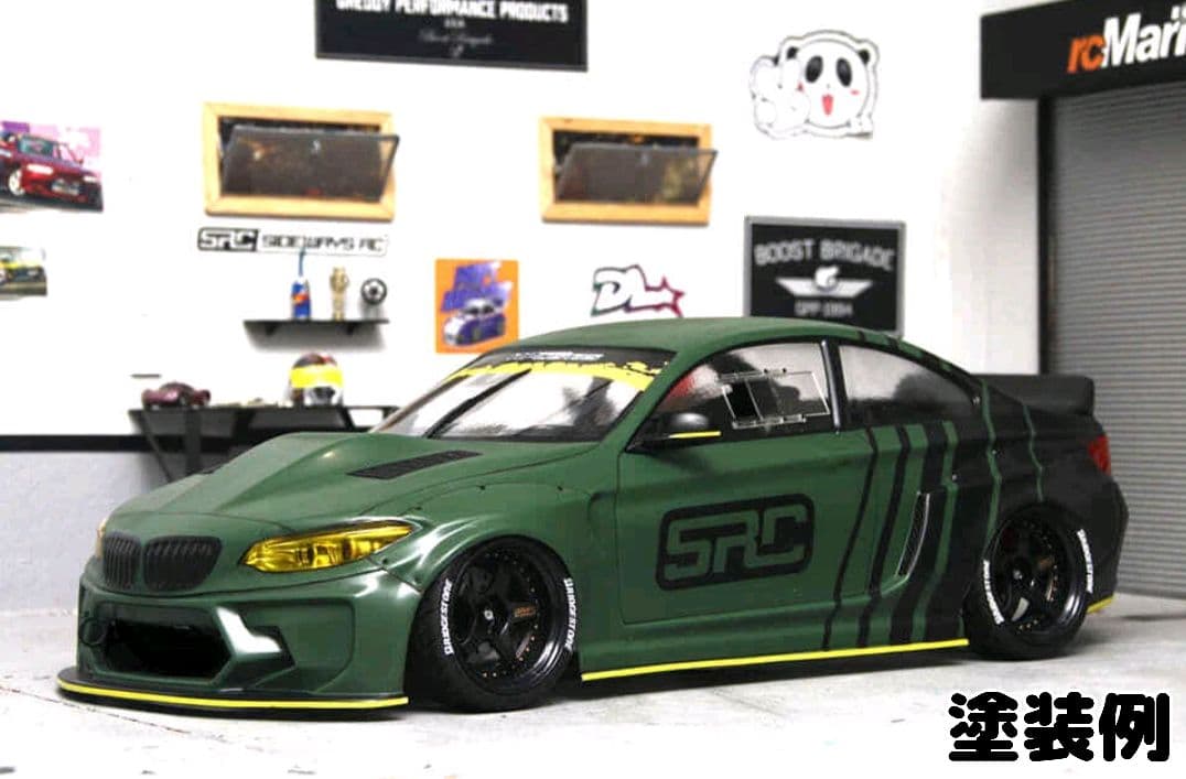 新品 無塗装  M2 F22 APLASTICS ラジドリ ボディ