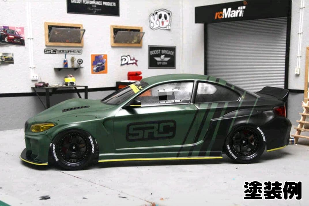 新品 無塗装  M2 F22 APLASTICS ラジドリ ボディ