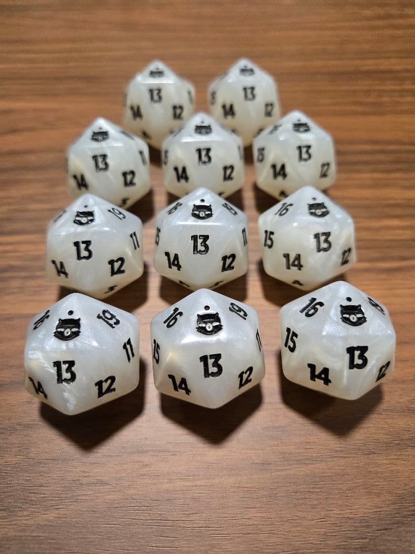 11個セット【バンドル限定】モーグリダイス　サイコロ　20面ライフカウンター
