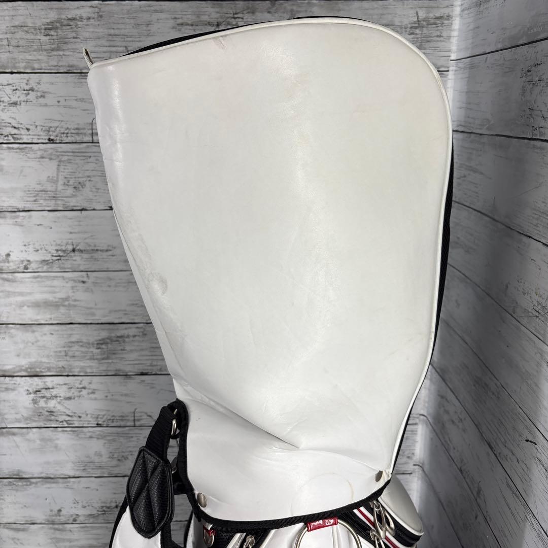 ツアーステージキャディバッグ ホワイト/ブラック