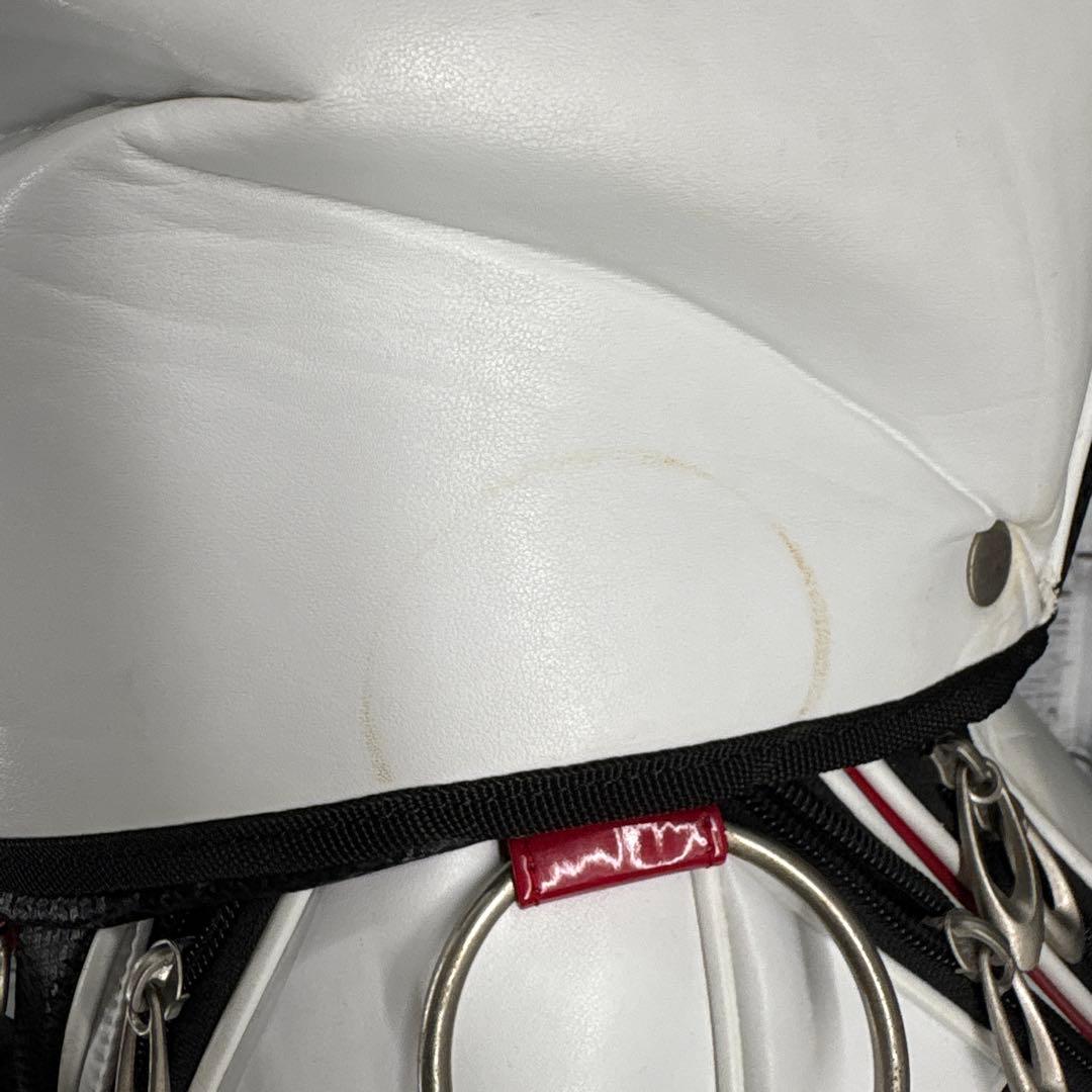 ツアーステージキャディバッグ ホワイト/ブラック